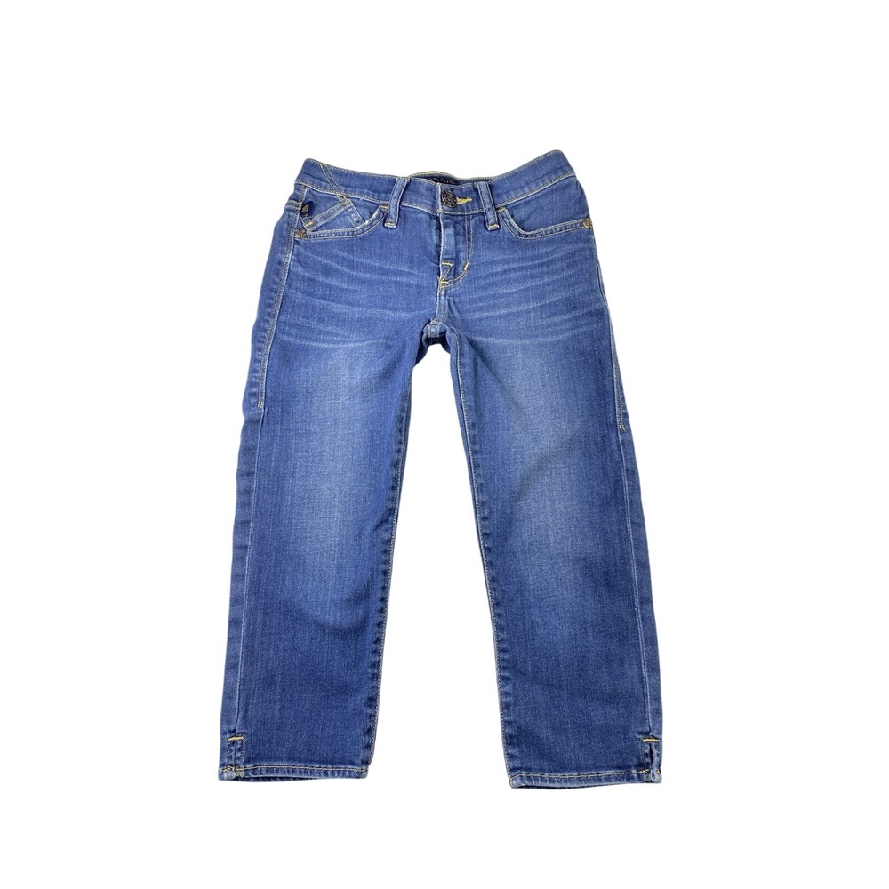 Rock & Republic Roskilde Capri Denim Jeans Y2K Cropped Low Rise Size 0